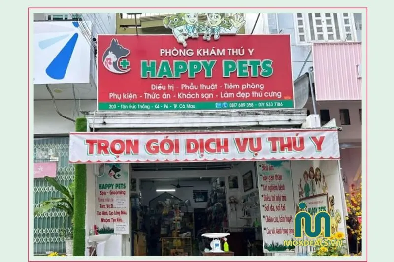 Phòng khám thú y Happy Pet Cà Mau