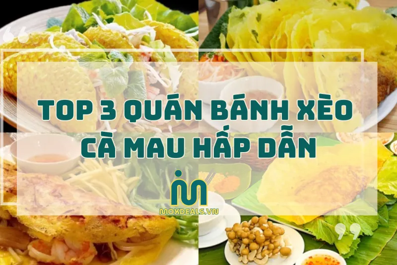 Top 3 quán bánh xèo Cà Mau cực đỉnh, ai ăn cũng ghiền!