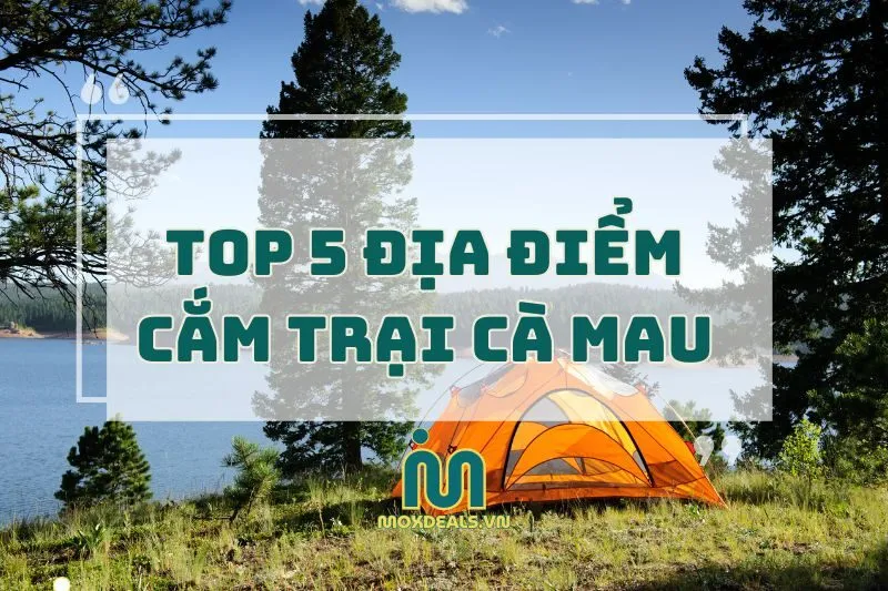 top 5 địa điểm cắm trại cà mau