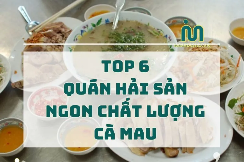 top 6 quán HẢI SẢN NGON CHẤT LƯỢNG CÀ MAU