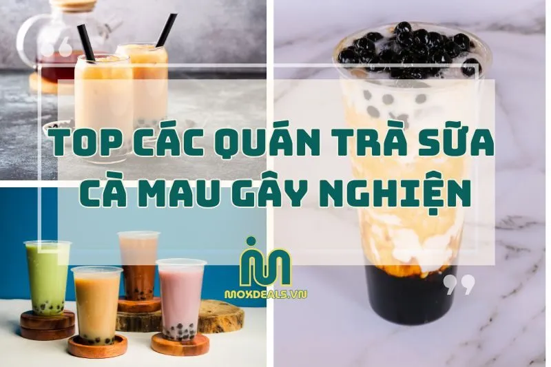 Top các quán trà sữa Cà Mau ngon thượng đỉnh 2024