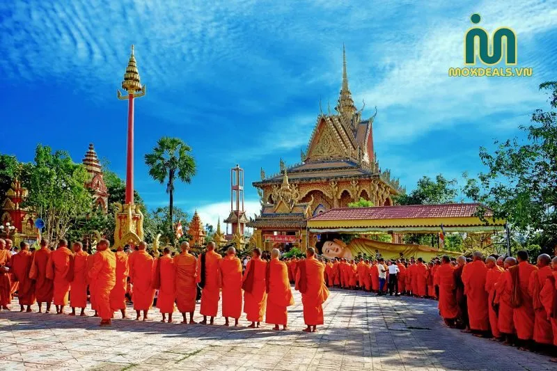 Kiến trúc độc đáo mang đậm nét văn hóa Khmer Nam Bộ